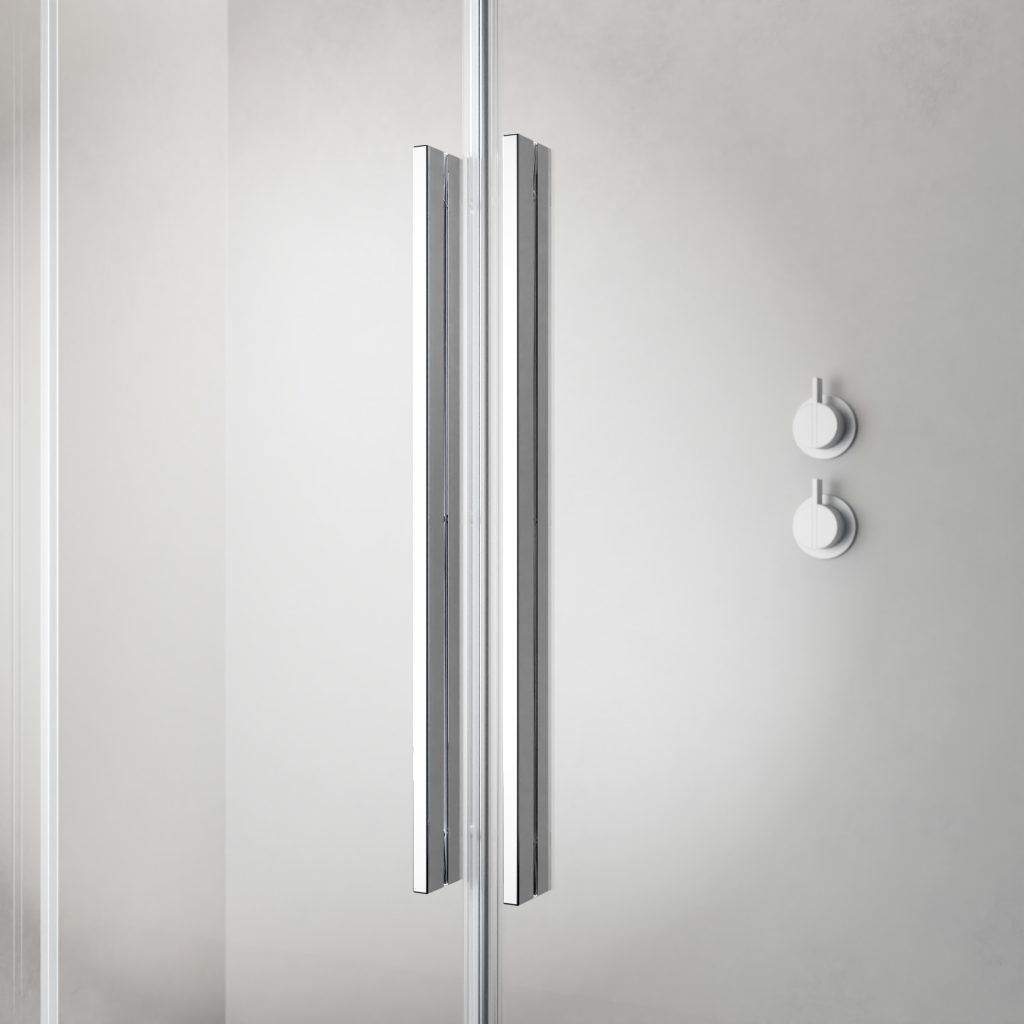 Cabină de Duș dreptunghiulară, Ușă Culisantă, Sticlă Securizată, 8 mm, Space, 1200 x 2000 mm - imagine 7
