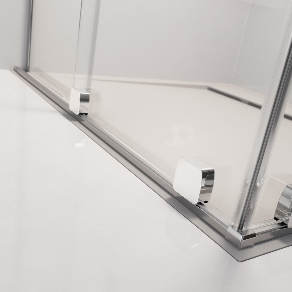 Cabină de Duș dreptunghiulară, Ușă Culisantă, Sticlă Securizată, 8 mm, Space, 1200 x 2000 mm - imagine 6
