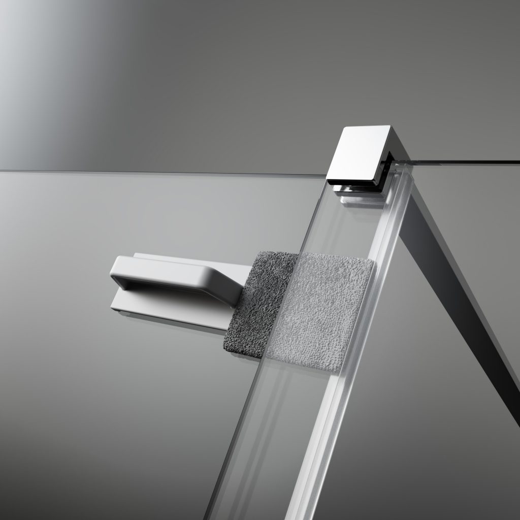 Cabină de Duș dreptunghiulară, Ușă Culisantă, Sticlă Securizată, 8 mm, Space, 1200 x 2000 mm - imagine 9