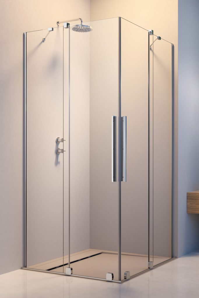 Cabină de Duș dreptunghiulară, Ușă Culisantă, Sticlă Securizată, 8 mm, Space, 1200 x 2000 mm - imagine 2