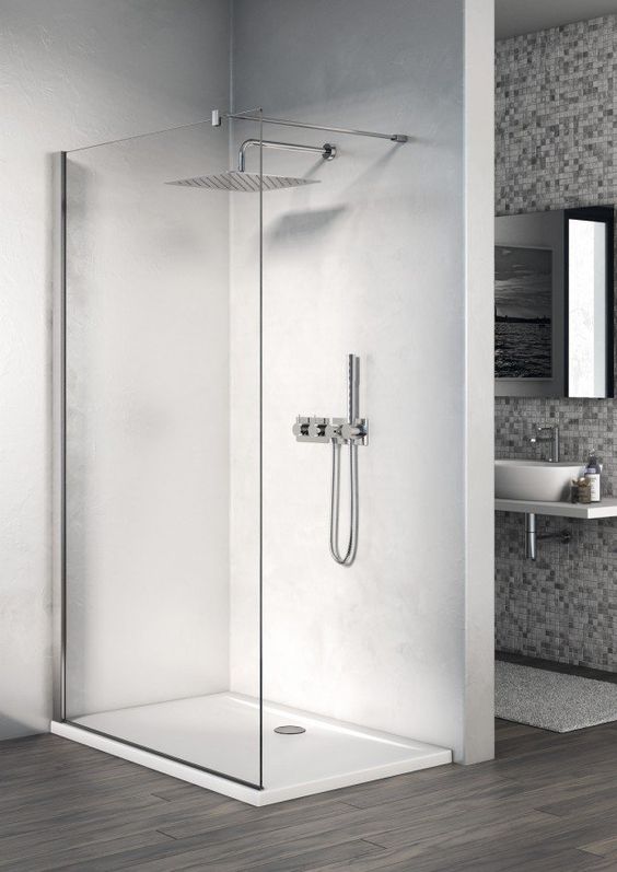 Paravan Duș Tip Walk-In, Sticlă Securizată, 900 x 2000 mm, Garanție 2 ani
